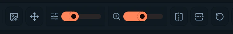 The canvas background image controls.