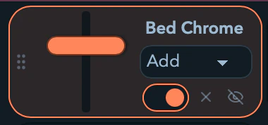 A Player layer row header and its controls.